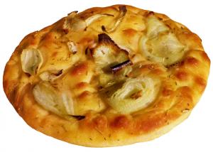Frozen Par-baked Focaccia from Altamura with onions, rosemary and extra virgin olive oil  10%